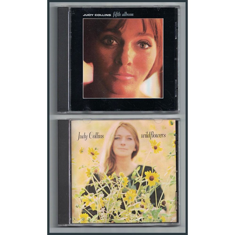 lot of 3 vintage Judy Collins CDs - 3 & 4; fifth album; and Wildflowers